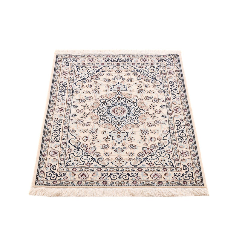 Tappeto Persero - Nain - Reale - 105 x 81 cm - grigio chiaro