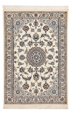 Tappeto Persero - Nain - Reale - 108 x 72 cm - grigio chiaro