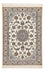 Tappeto Persero - Nain - Reale - 108 x 72 cm - grigio chiaro