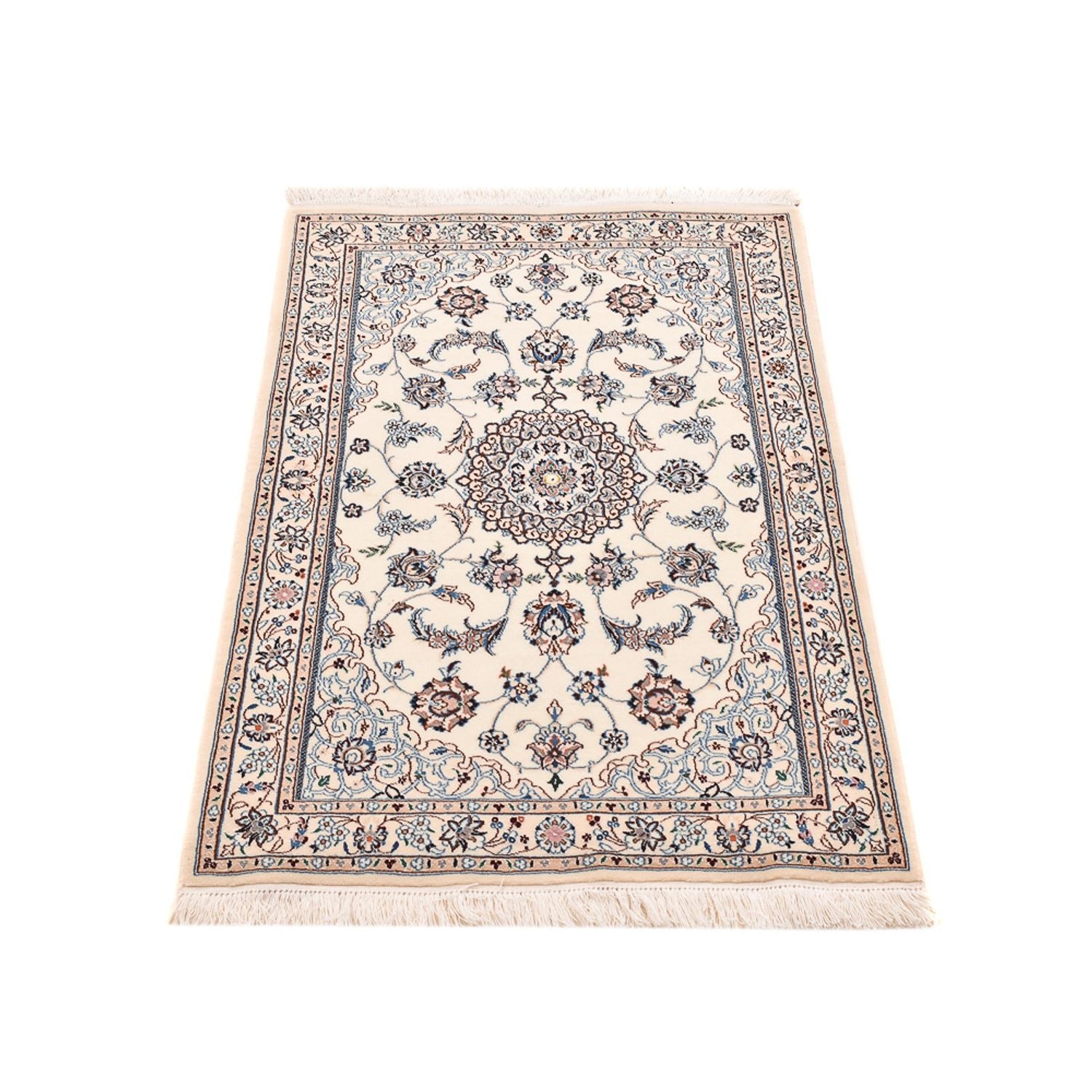 Tappeto Persero - Nain - Reale - 108 x 72 cm - grigio chiaro