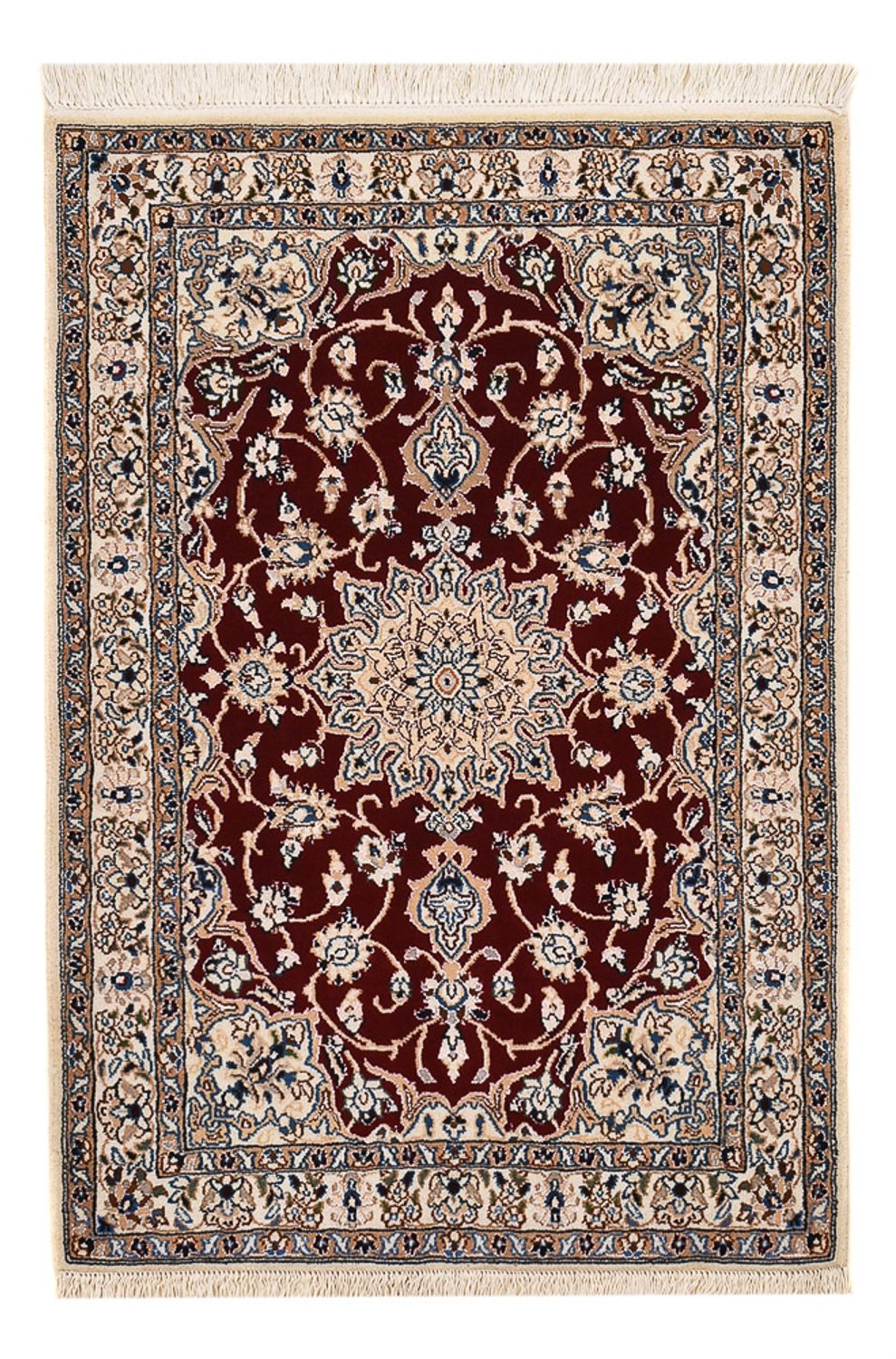 Tappeto Persero - Nain - Reale - 94 x 63 cm - rosso scuro