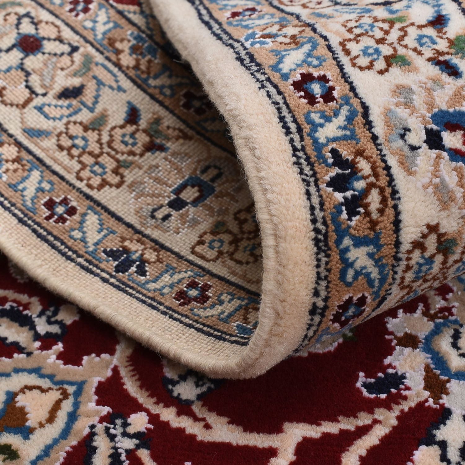 Tappeto Persero - Nain - Reale - 94 x 63 cm - rosso scuro