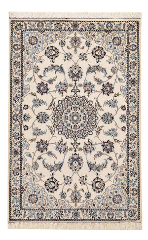 Tappeto Persero - Nain - Reale - 108 x 71 cm - grigio chiaro