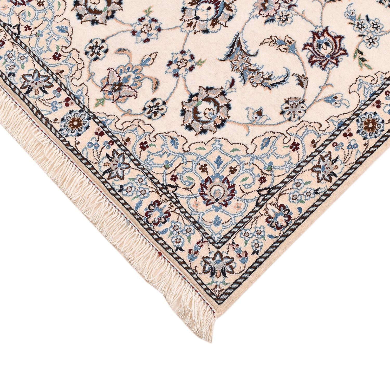 Tappeto Persero - Nain - Reale - 108 x 71 cm - grigio chiaro