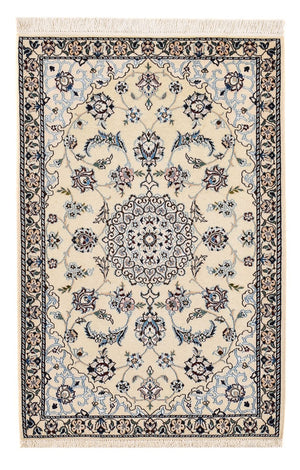 Tappeto Persero - Nain - Reale - 96 x 64 cm - grigio chiaro