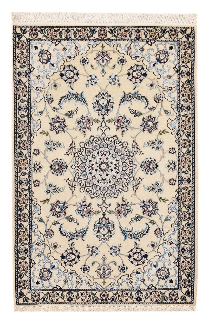 Tappeto Persero - Nain - Reale - 96 x 64 cm - grigio chiaro