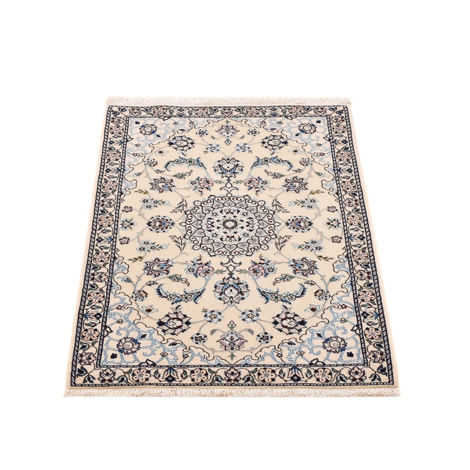 Tappeto Persero - Nain - Reale - 96 x 64 cm - grigio chiaro