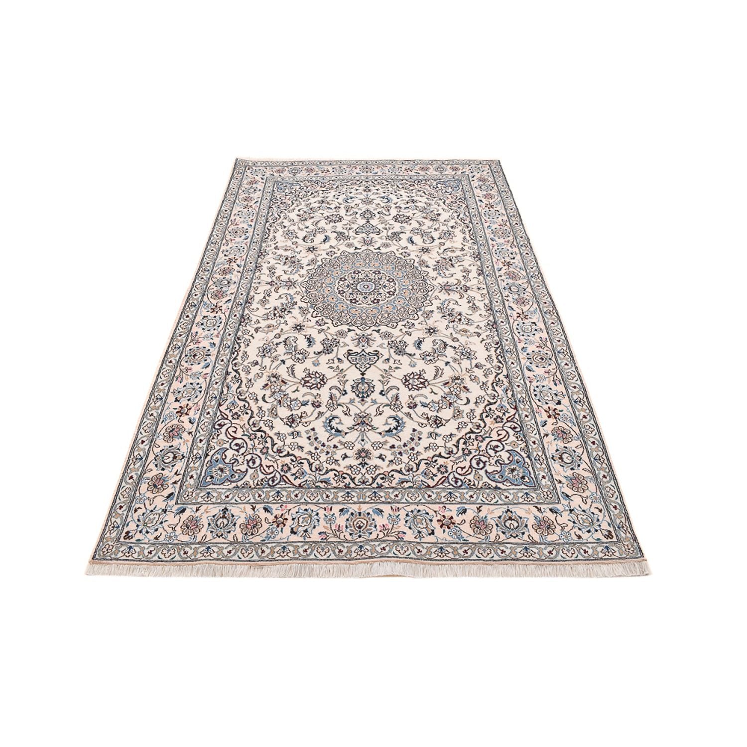 Tappeto Persero - Nain - Reale - 250 x 155 cm - grigio chiaro