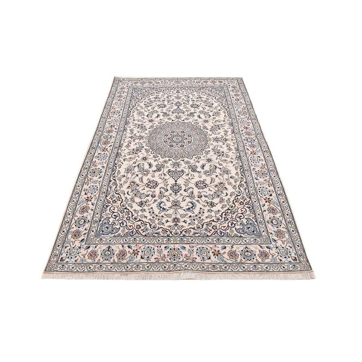 Tappeto Persero - Nain - Reale - 250 x 155 cm - grigio chiaro