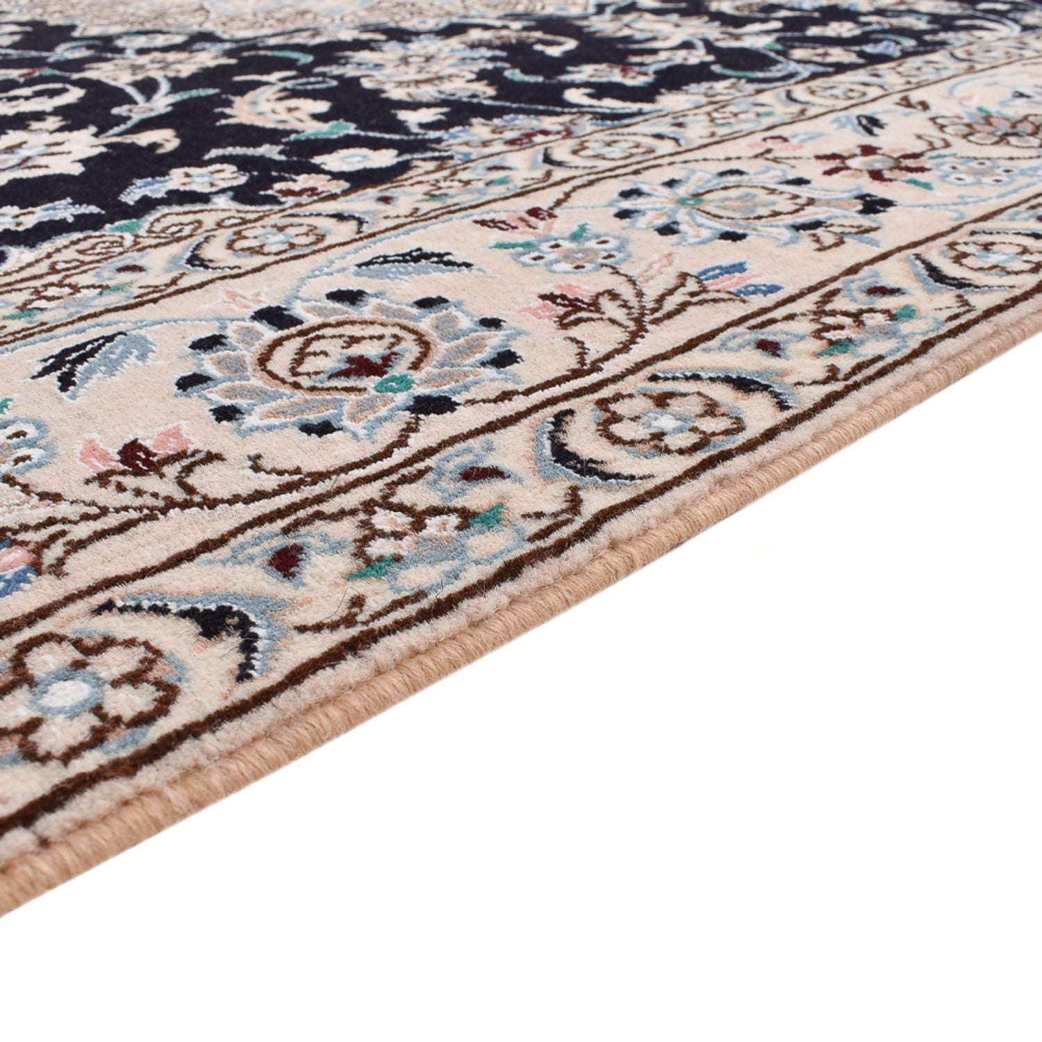 Tappeto Persero - Nain - Reale - 250 x 153 cm - blu scuro
