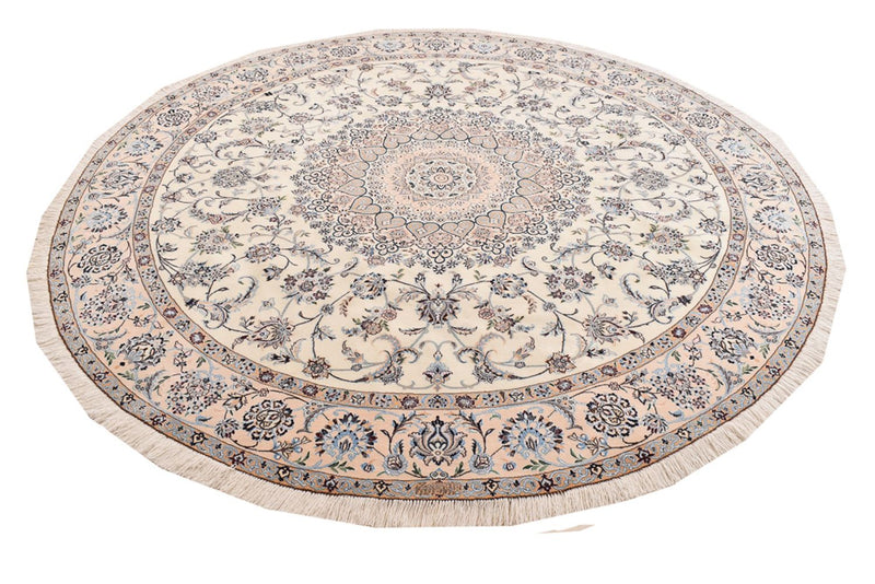Tappeto Persero - Nain - Premio rotondo  - 252 x 252 cm - crema