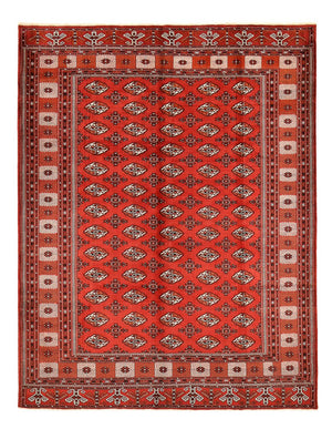 Tappeto Turkaman - 378 x 295 cm - rosso