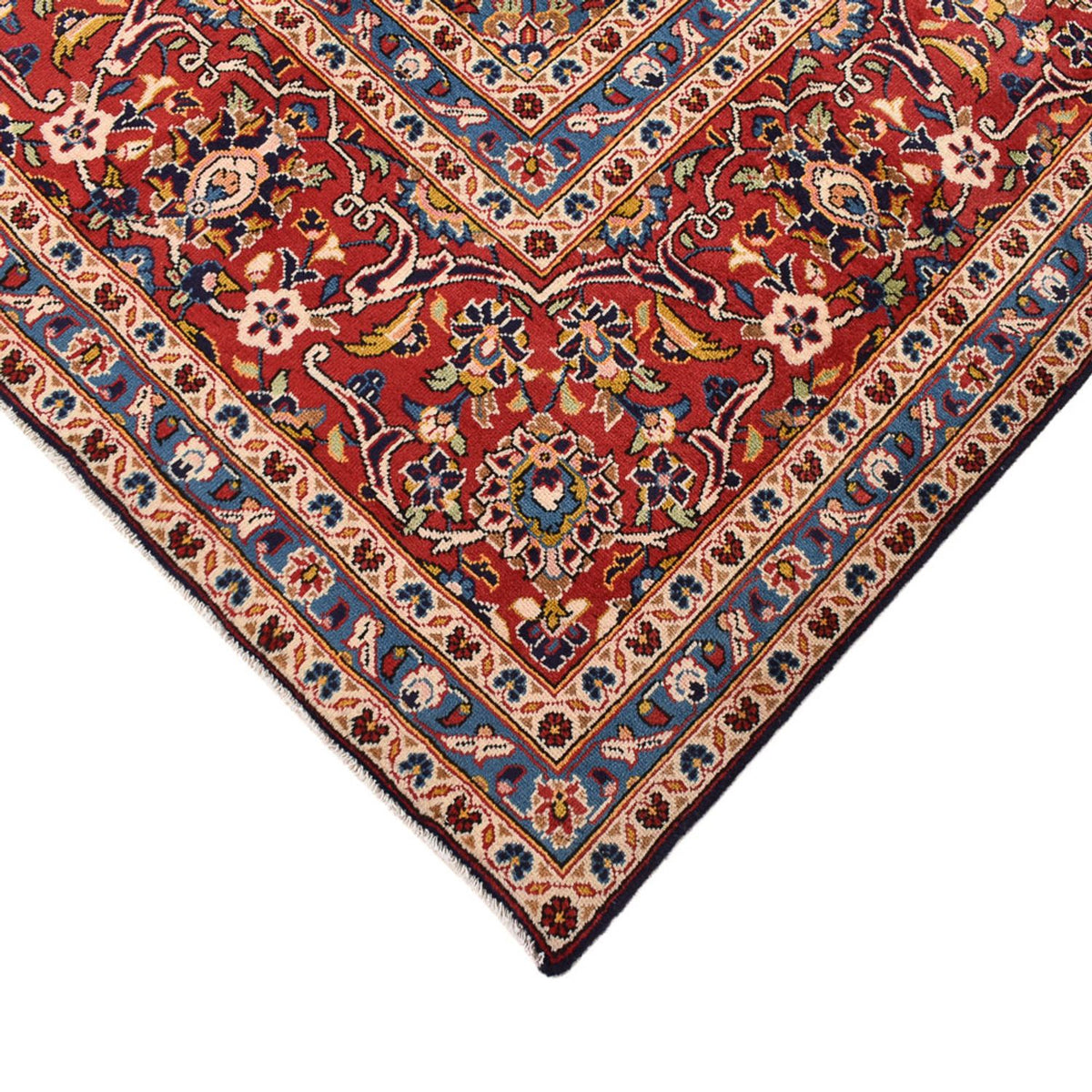 Tappeto Persero - Keshan - 407 x 296 cm - blu scuro