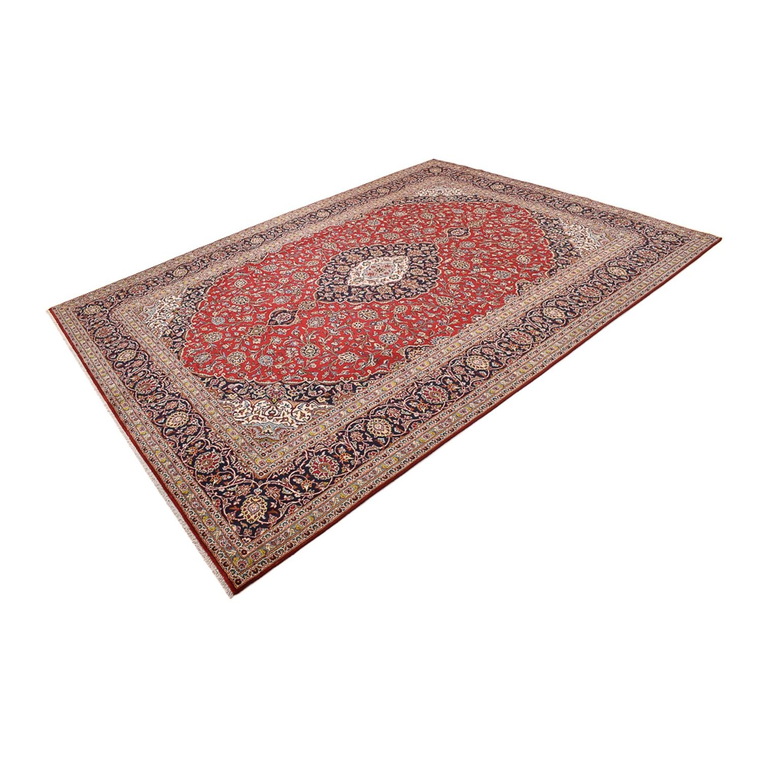 Tappeto Persero - Keshan - 392 x 293 cm - rosso