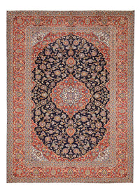 Tappeto Persero - Keshan - 398 x 295 cm - blu scuro