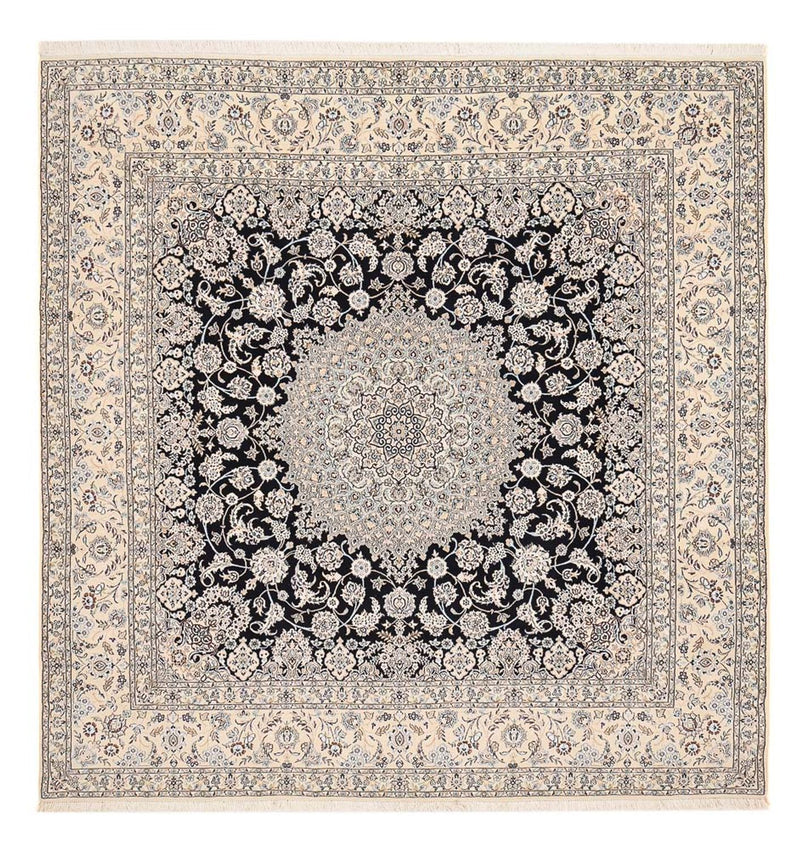 Tappeto Persero - Nain - Reale quadrato  - 310 x 305 cm - blu scuro