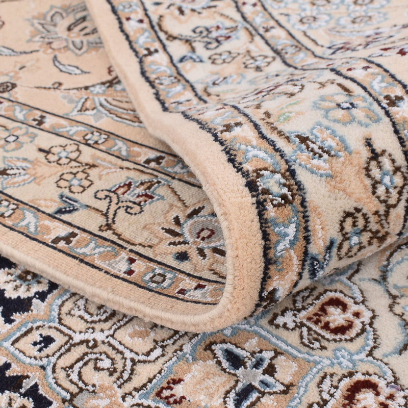 Tappeto Persero - Nain - Reale quadrato  - 310 x 305 cm - blu scuro