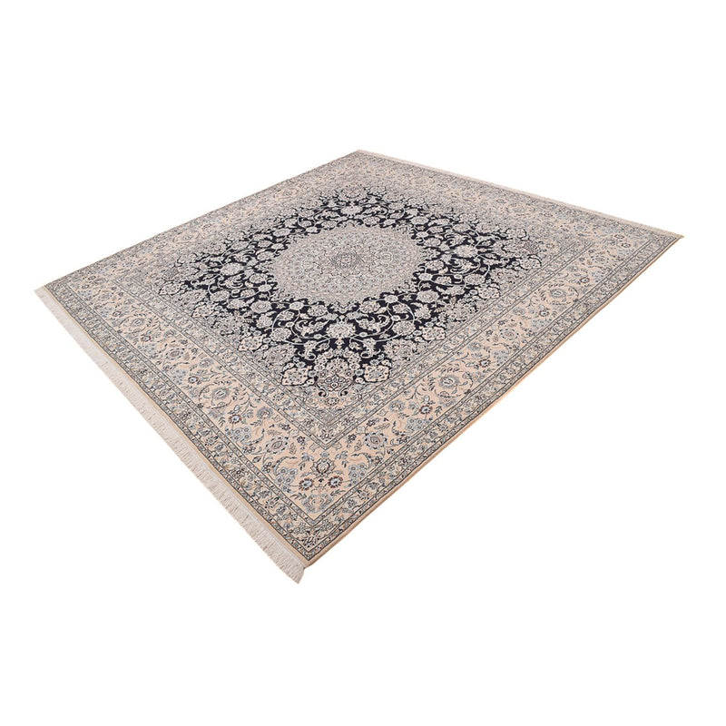 Tappeto Persero - Nain - Reale quadrato  - 310 x 305 cm - blu scuro