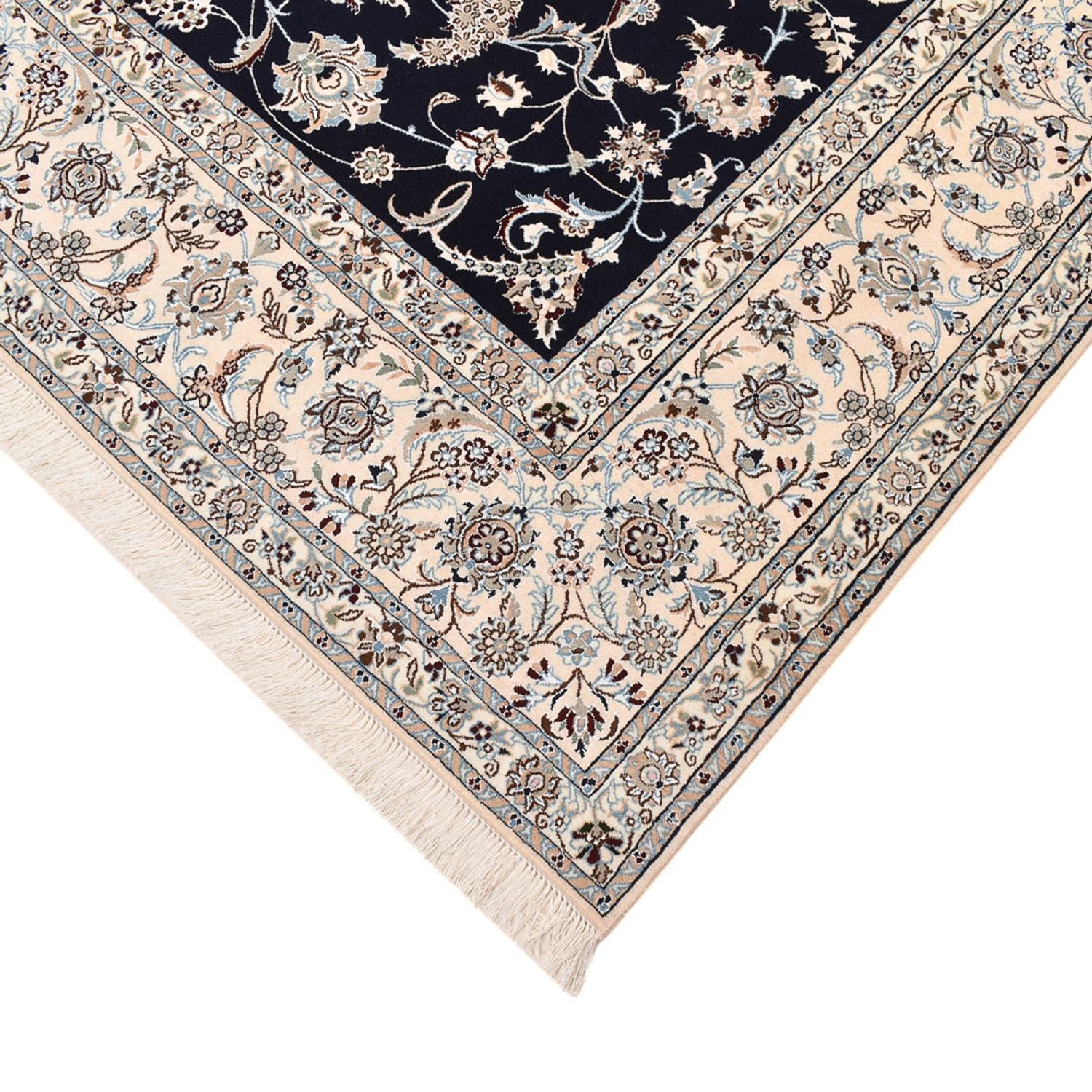 Tappeto Persero - Nain - Premio - 297 x 209 cm - blu scuro