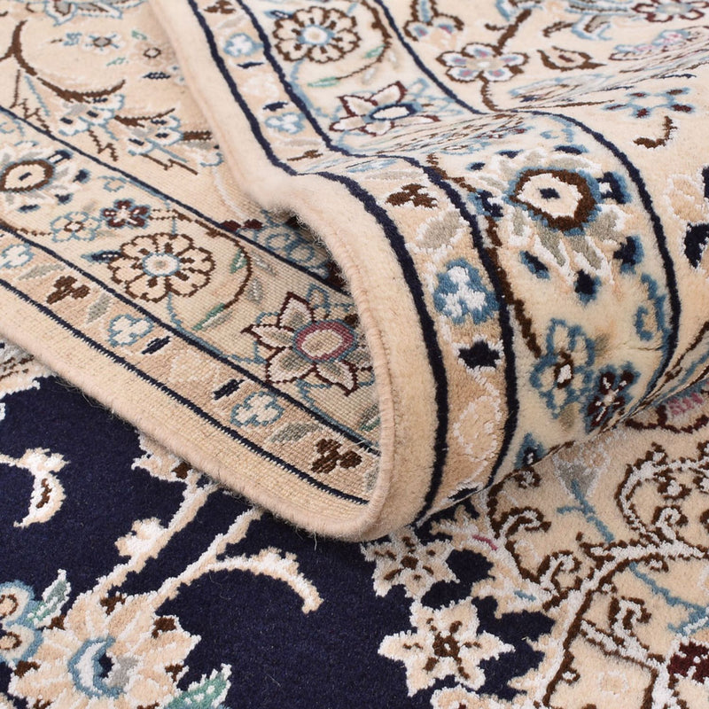 Tappeto Persero - Nain - Reale - 303 x 250 cm - blu scuro