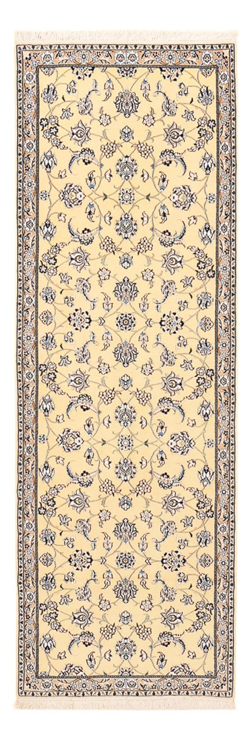Tappeto corsia Tappeto Persero - Nain - Reale - 269 x 88 cm - beige chiaro