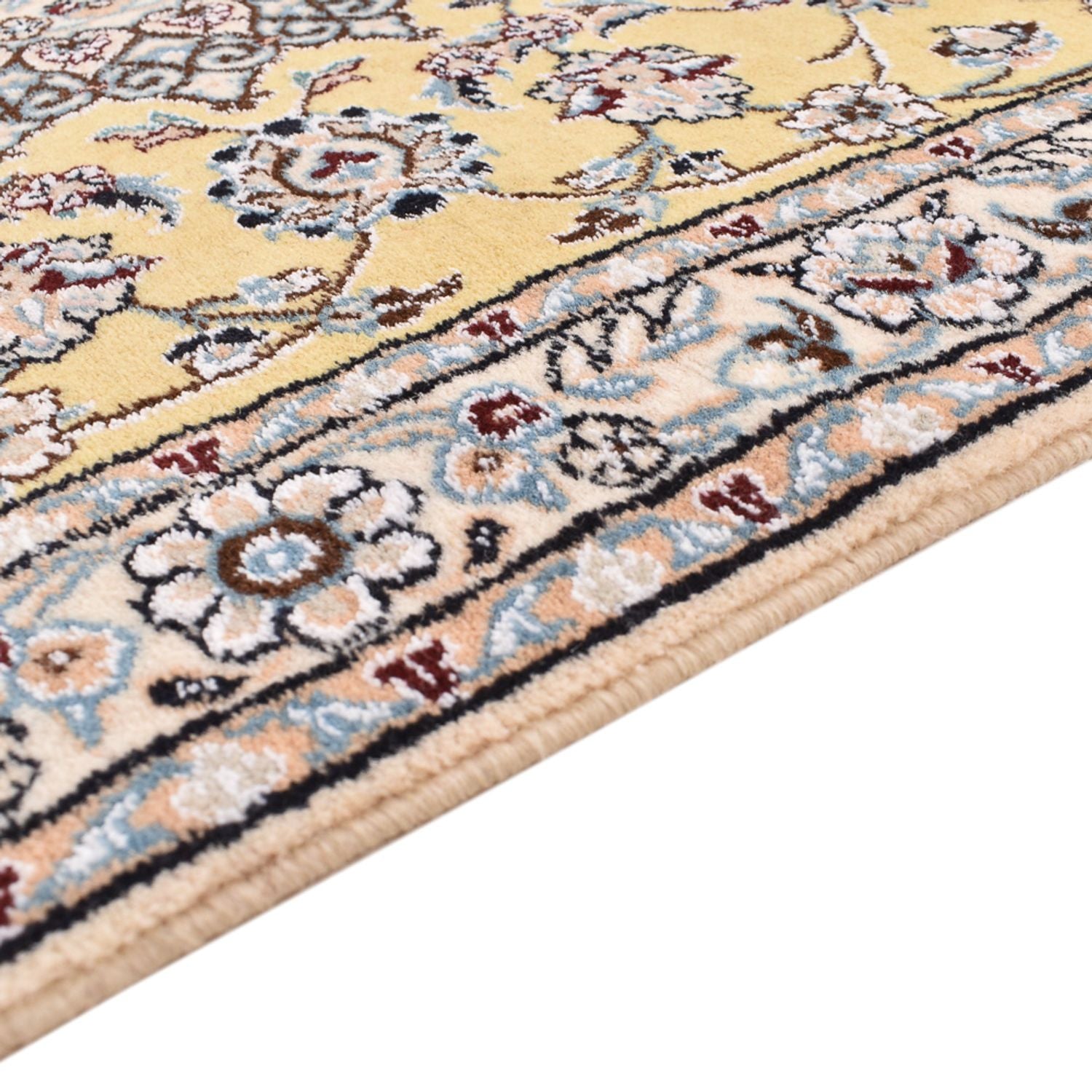 Tappeto corsia Tappeto Persero - Nain - Reale - 273 x 88 cm - giallo