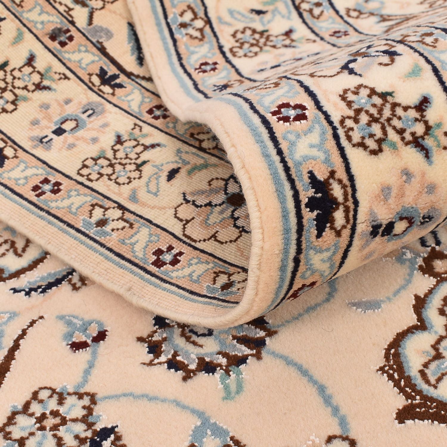 Tappeto corsia Tappeto Persero - Nain - Reale - 348 x 89 cm - bianco