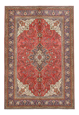Tappeto Persero - Tabriz - 295 x 198 cm - rosso