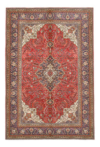 Tappeto Persero - Tabriz - 295 x 198 cm - rosso