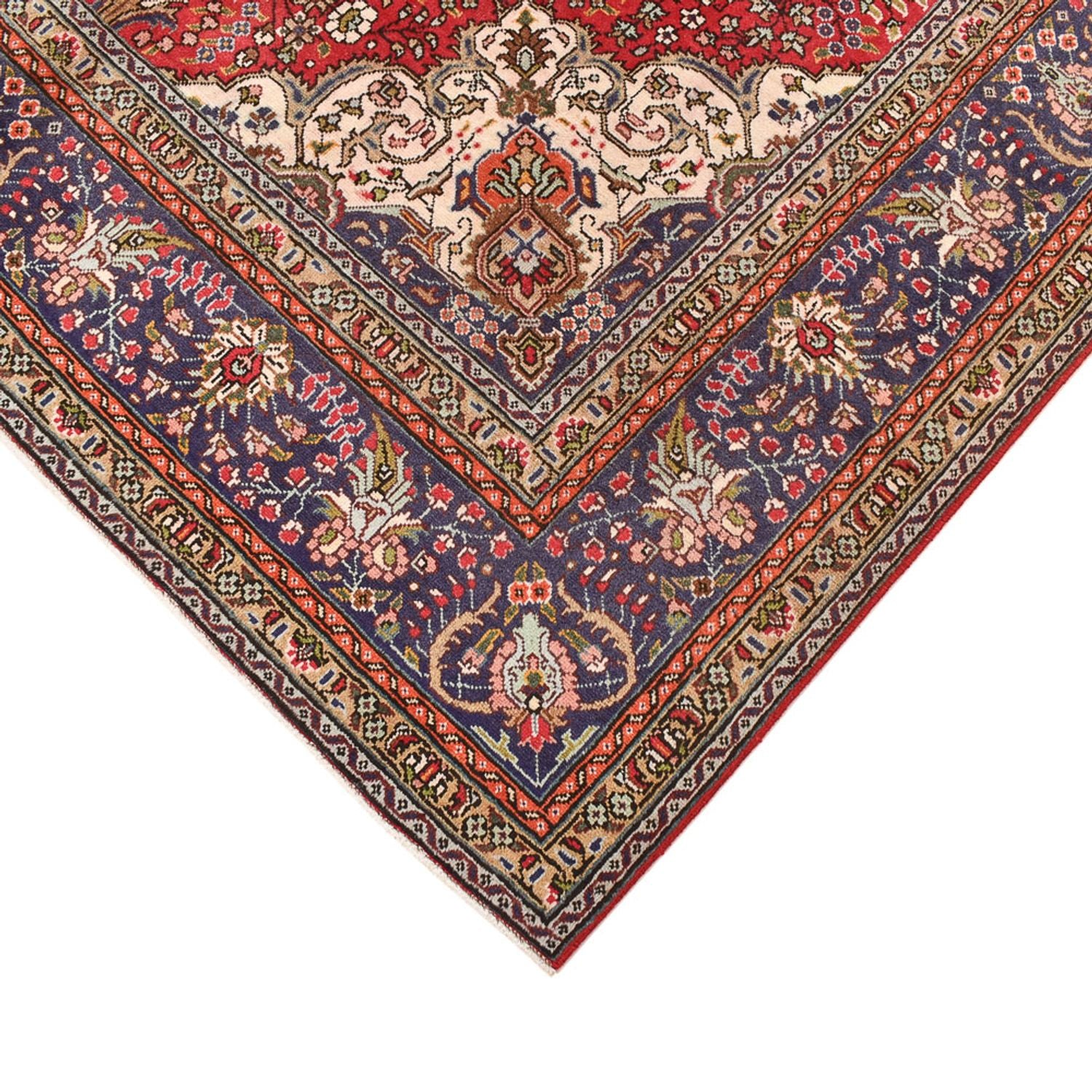 Tappeto Persero - Tabriz - 295 x 198 cm - rosso