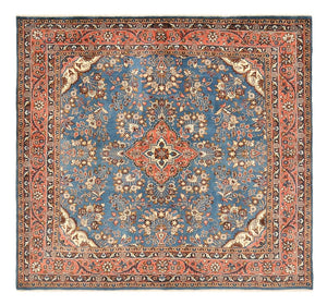 Tappeto Persero - Nomade quadrato  - 200 x 207 cm - blu