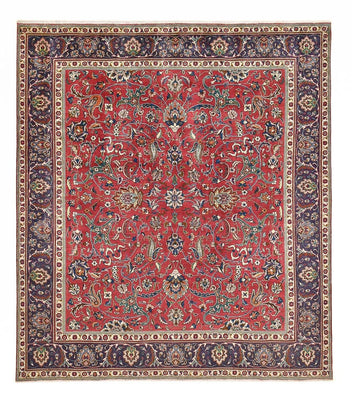Tappeto Persero - Tabriz forma speciale  - 348 x 307 cm - rosso