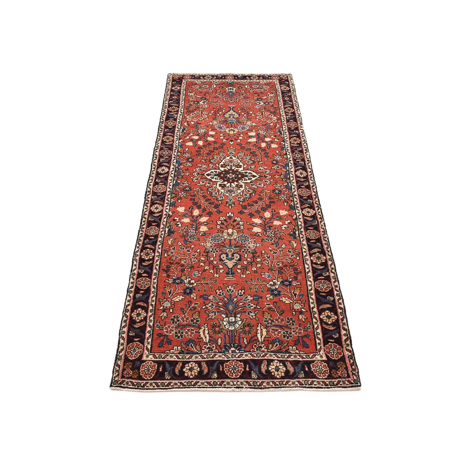 Tappeto corsia Tappeto Persero - Nomade - 257 x 84 cm - rosso chiaro