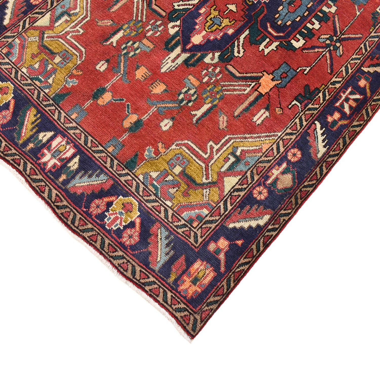 Tappeto corsia Tappeto Persero - Tabriz - 354 x 117 cm - multicolore