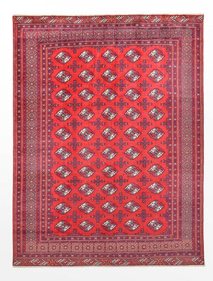 Tappeto Turkaman - 339 x 255 cm - rosso