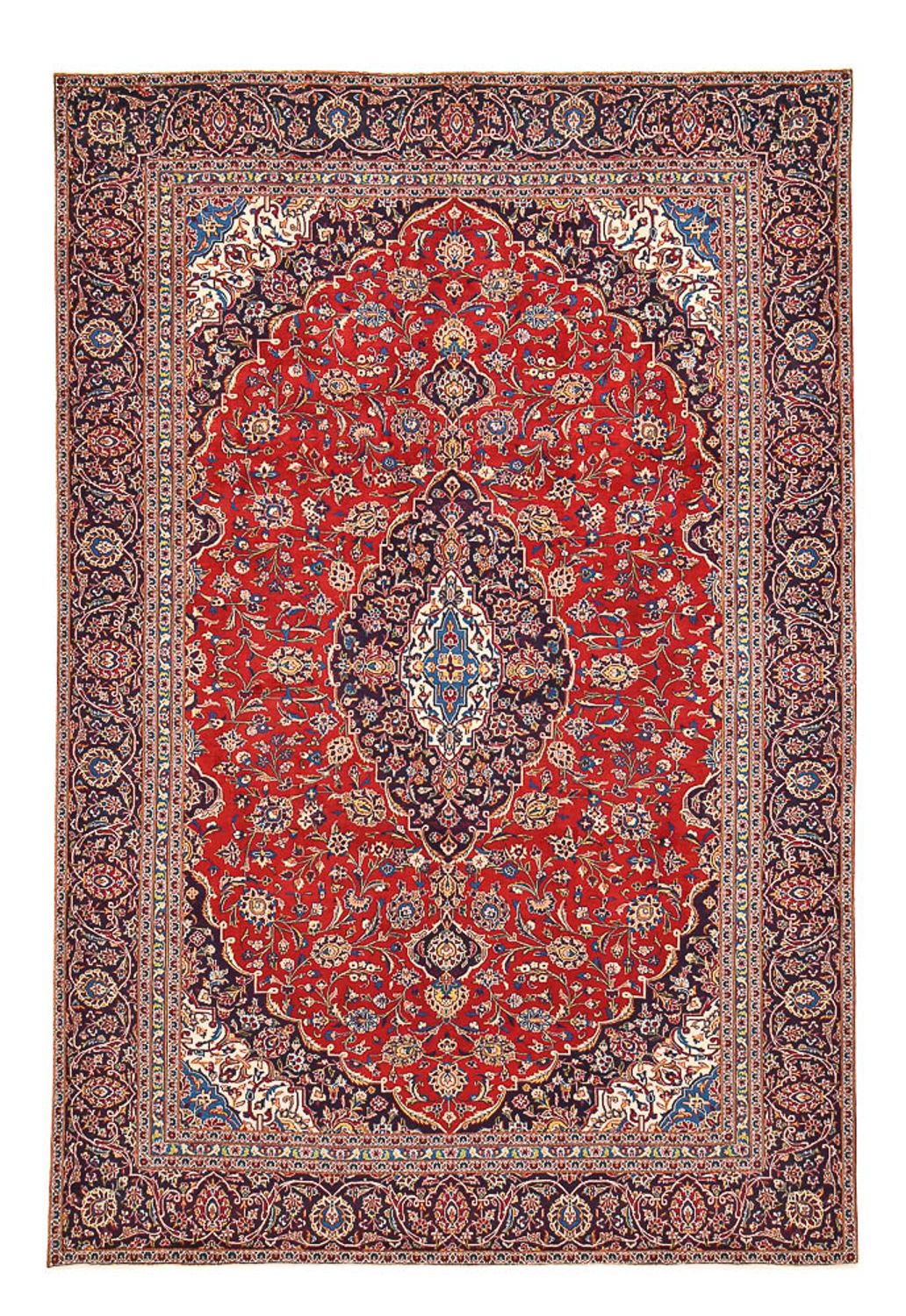 Tappeto Persero - Keshan - 405 x 275 cm - rosso