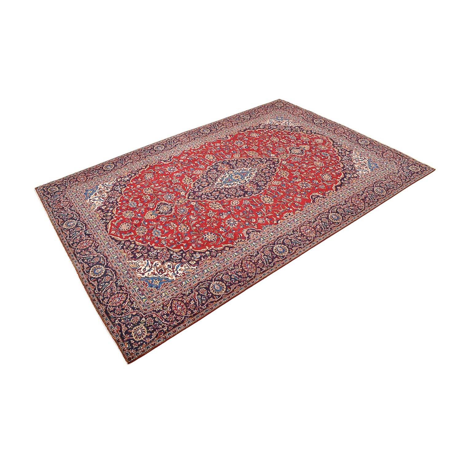 Tappeto Persero - Keshan - 405 x 275 cm - rosso