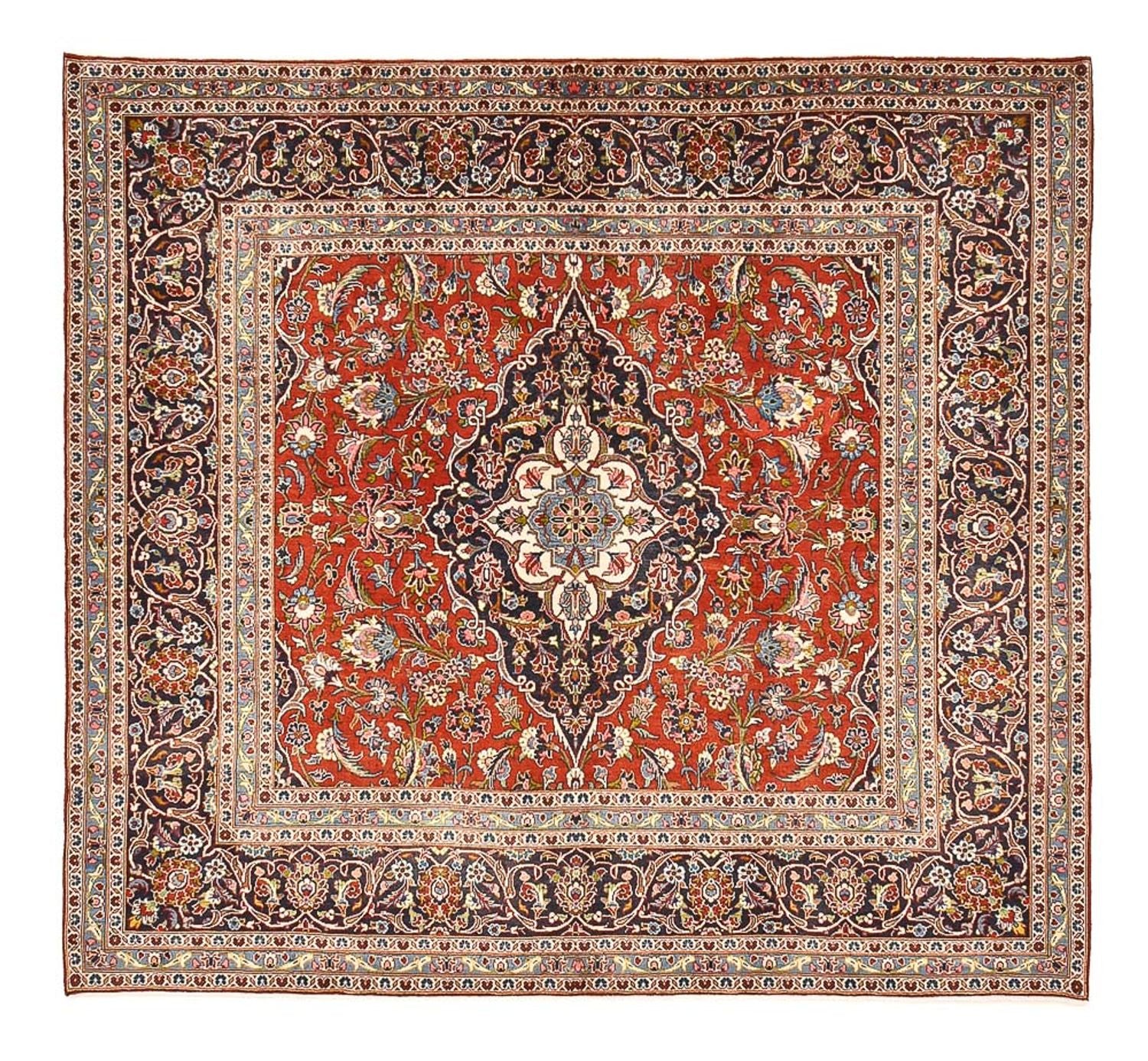Tappeto Persero - Keshan - 253 x 225 cm - rosso
