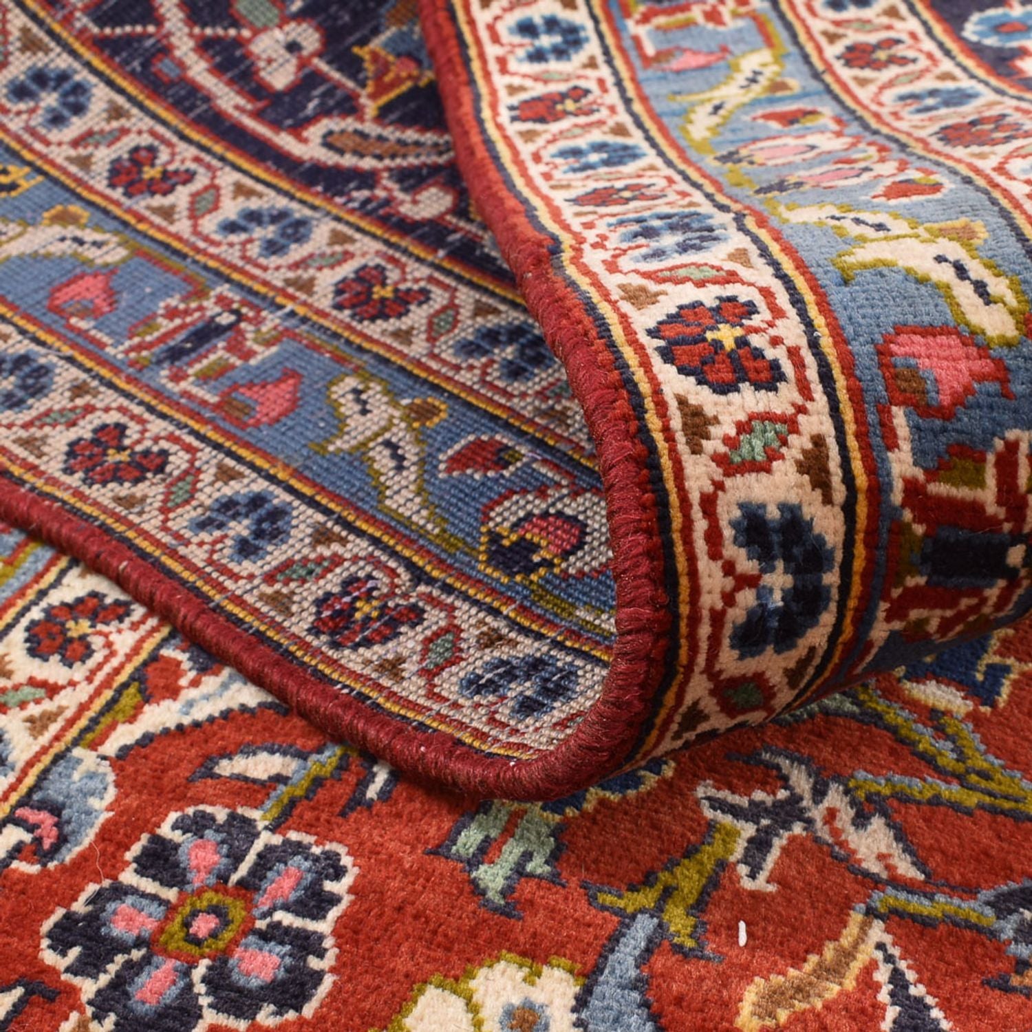 Tappeto Persero - Keshan - 253 x 225 cm - rosso