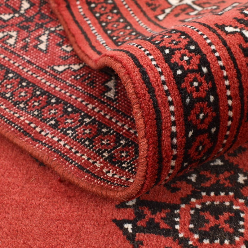 Tappeto corsia Tappeto Turkaman - 376 x 98 cm - rosso