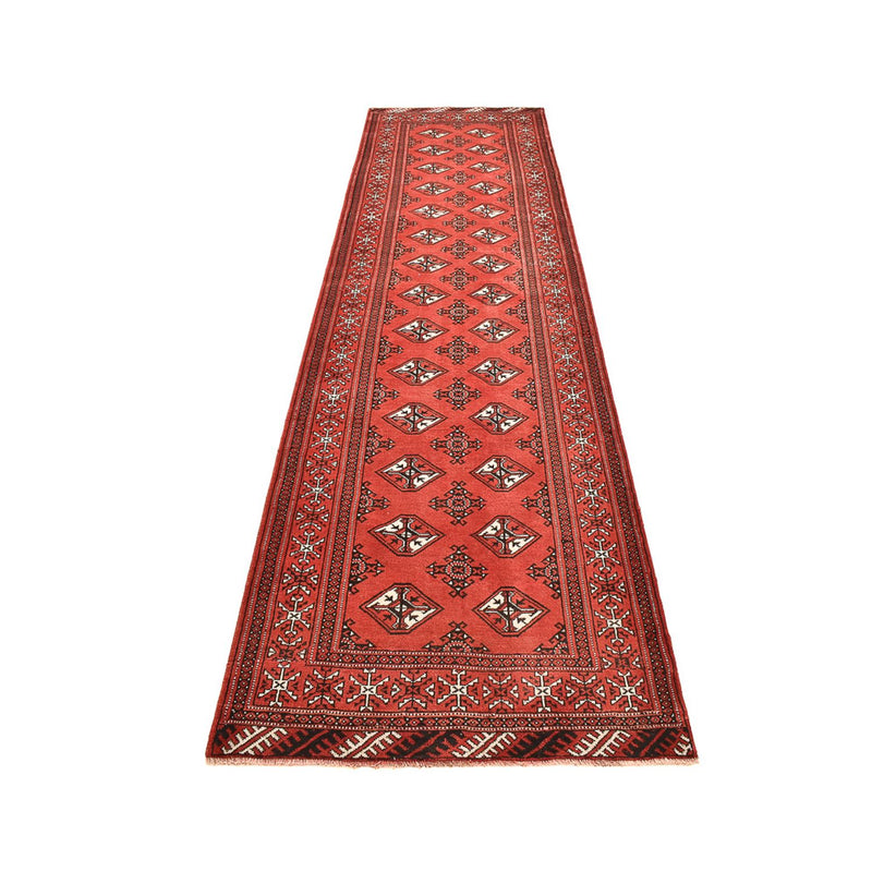 Tappeto corsia Tappeto Turkaman - 376 x 98 cm - rosso