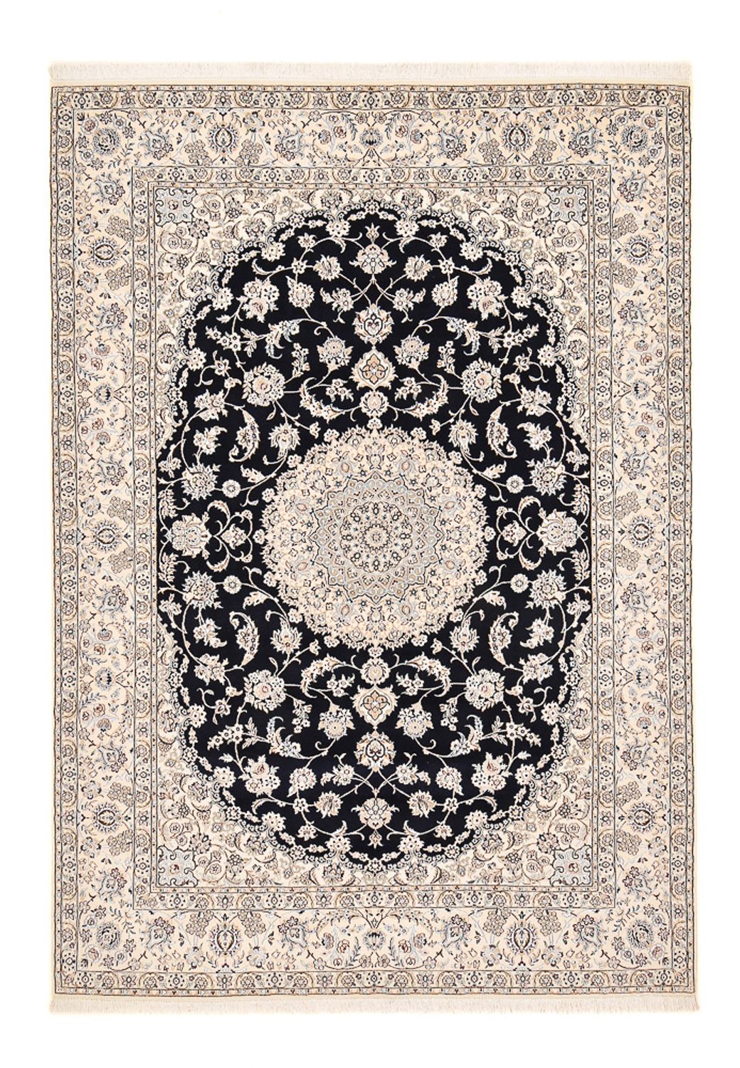Tappeto Persero - Nain - Reale - 356 x 251 cm - blu scuro