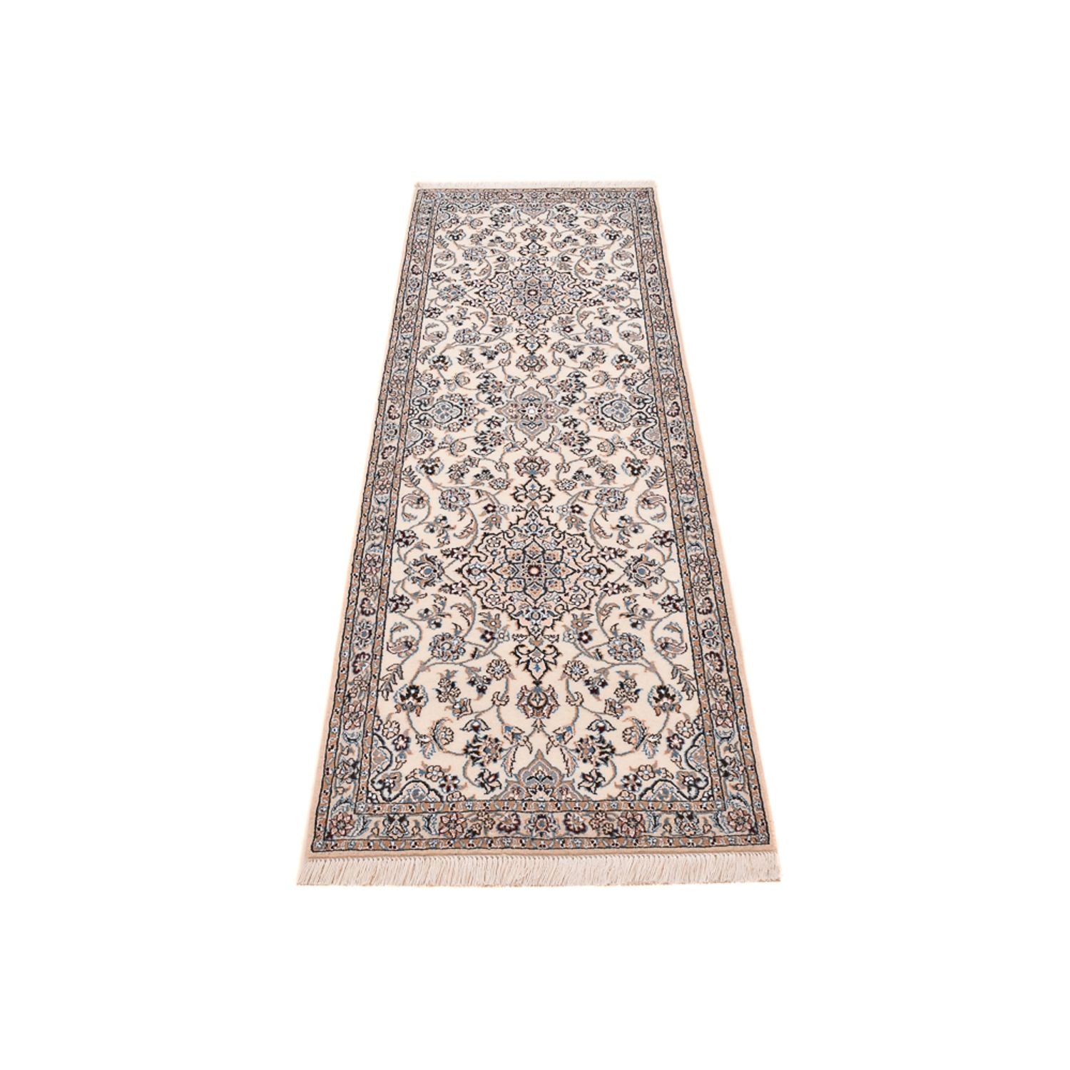 Tappeto corsia Tappeto Persero - Nain - Reale - 219 x 70 cm - bianco