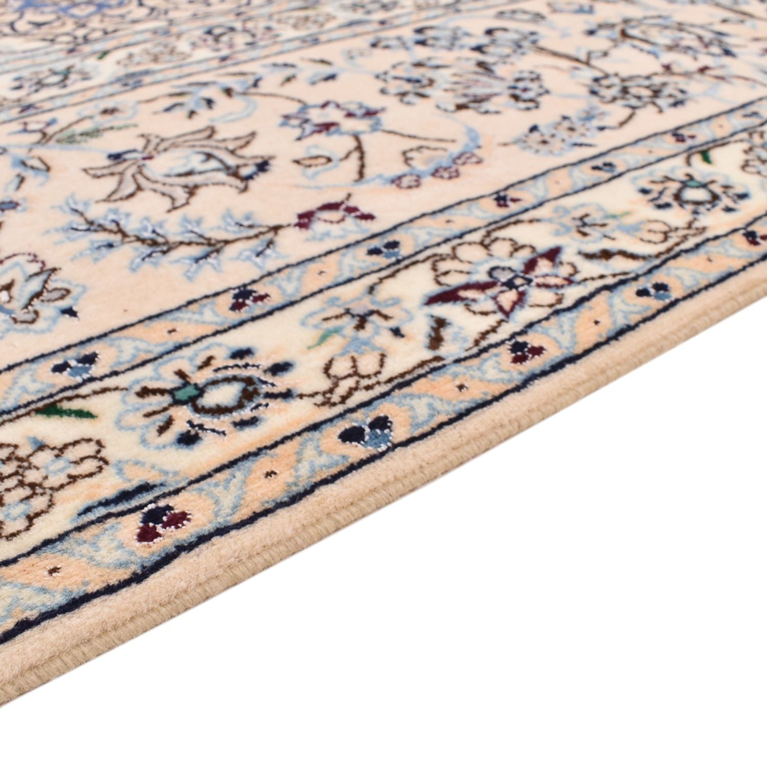 Tappeto Persero - Nain - Premio quadrato  - 246 x 253 cm - blu