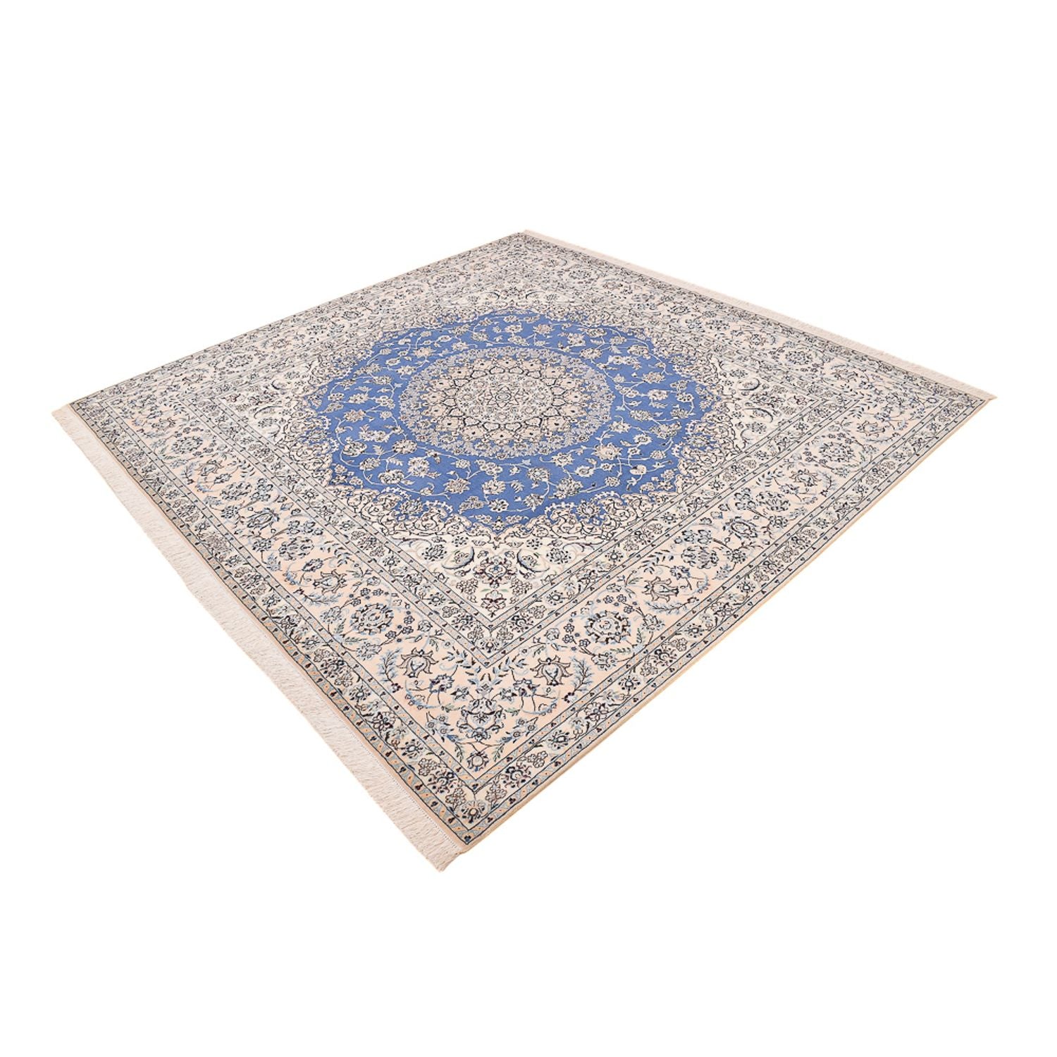 Tappeto Persero - Nain - Premio quadrato  - 246 x 253 cm - blu