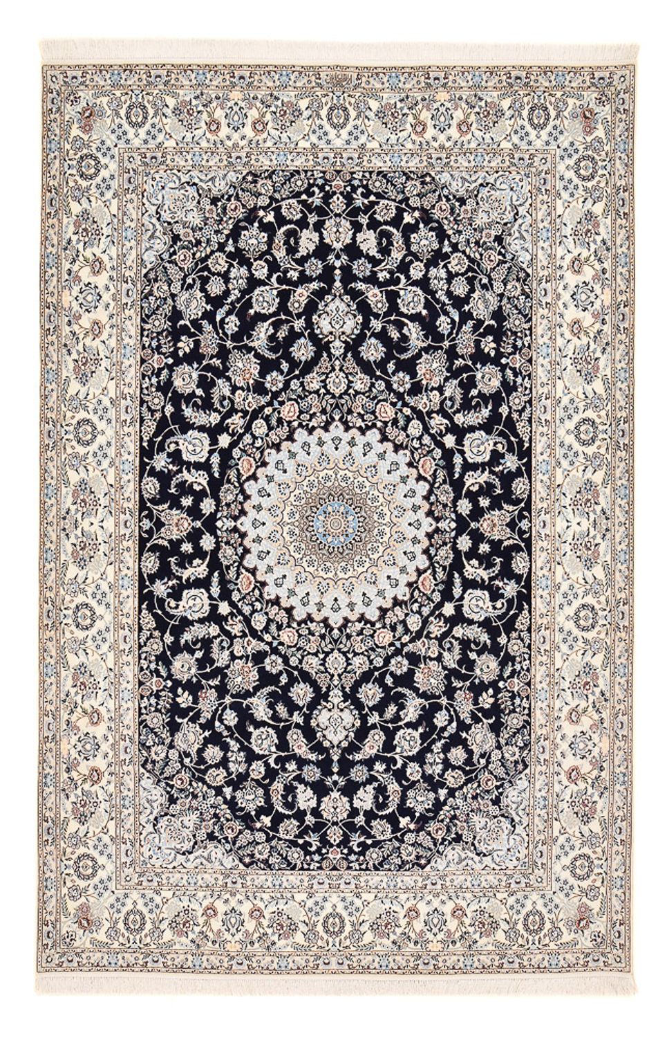 Tappeto Persero - Nain - Premio - 313 x 213 cm - blu scuro