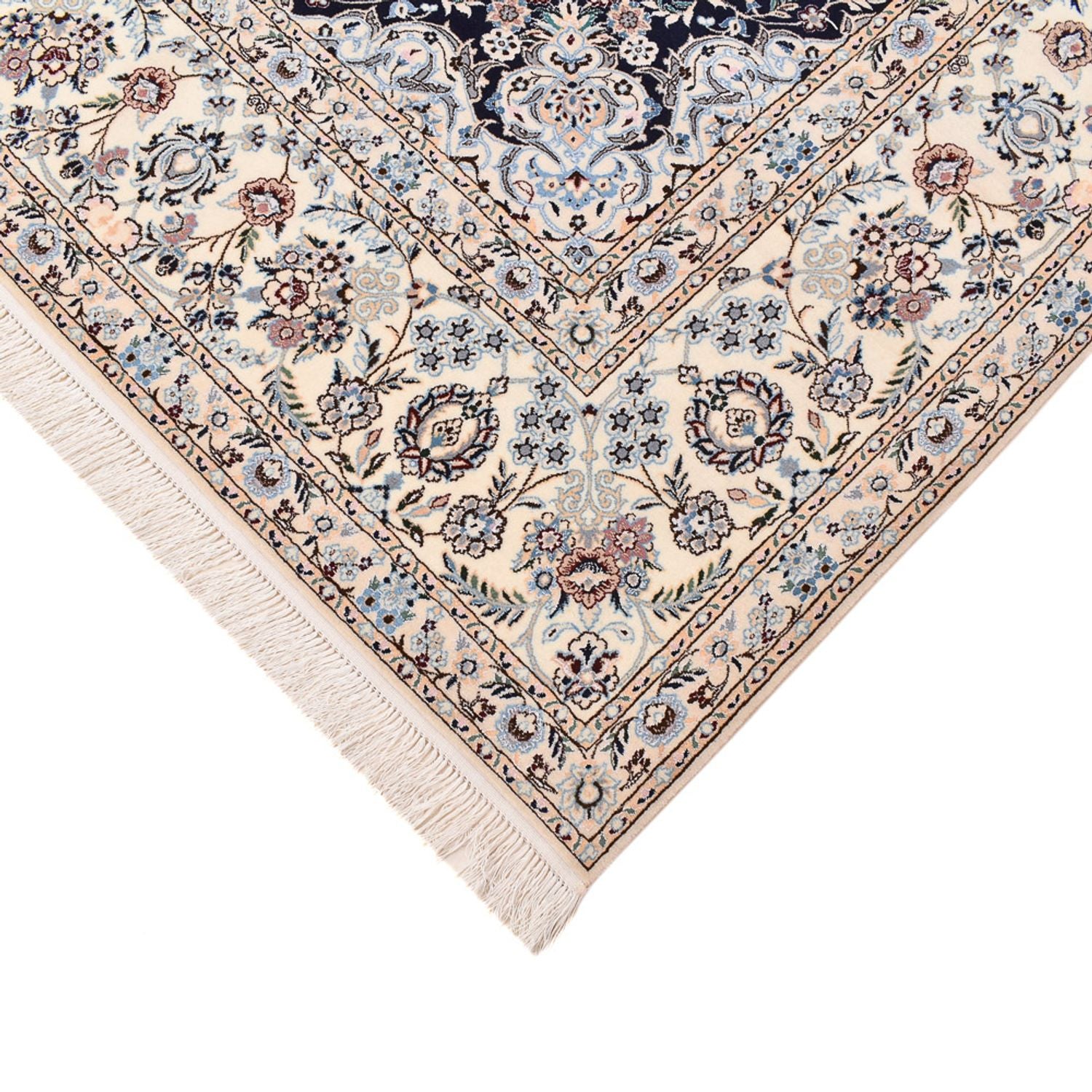 Tappeto Persero - Nain - Premio - 313 x 213 cm - blu scuro