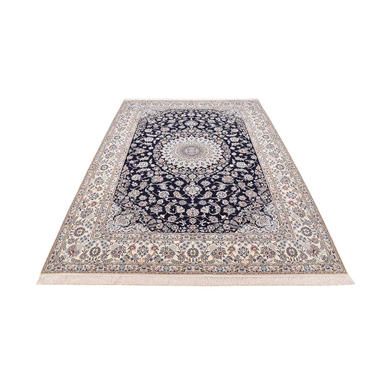 Tappeto Persero - Nain - Premio - 313 x 213 cm - blu scuro