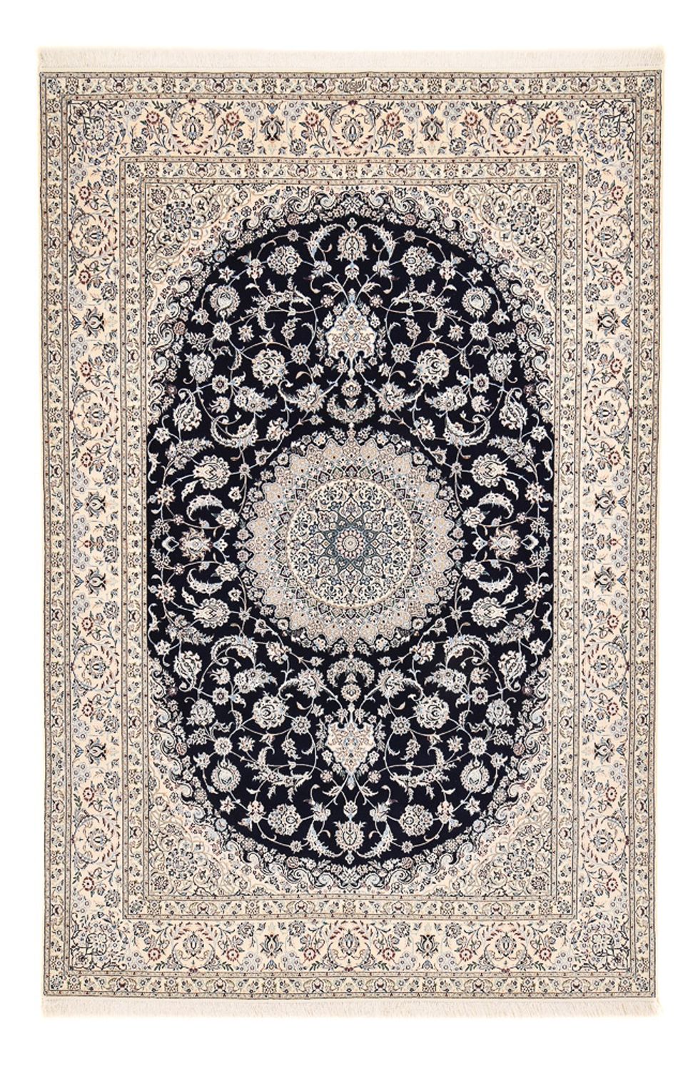 Tappeto Persero - Nain - Premio - 317 x 212 cm - blu scuro