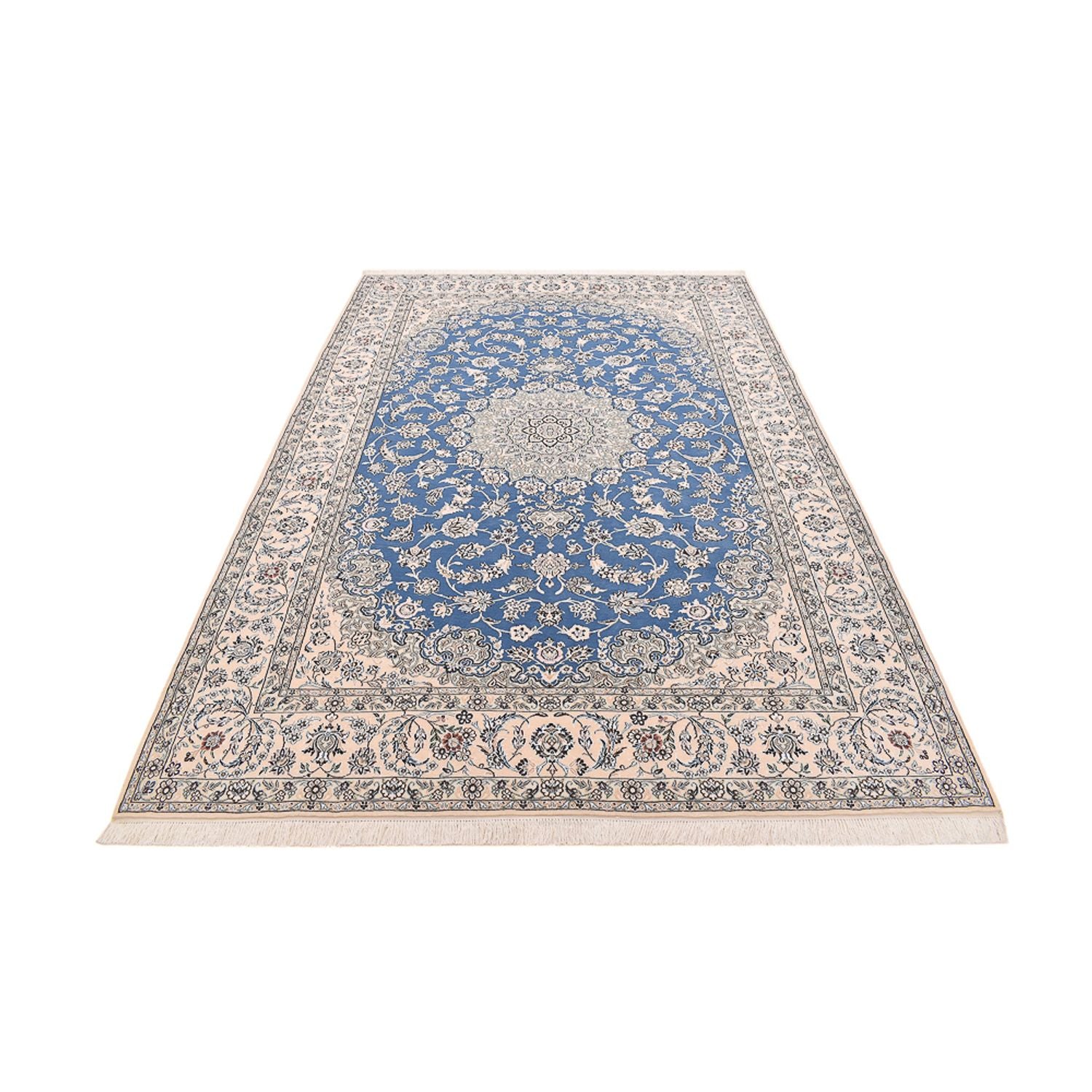 Tappeto Persero - Nain - Premio - 309 x 206 cm - blu